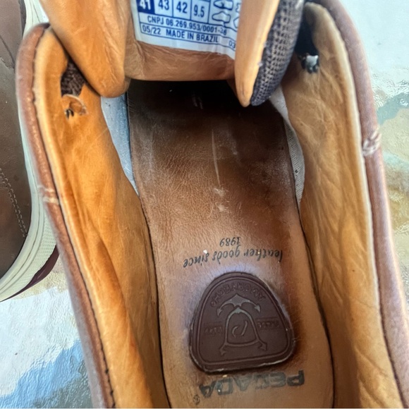 Pegada Townsend Leather Brown Lace Up Casual Walking Sneakers Shoes - Picture 11 of 16